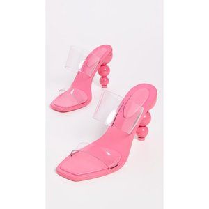 Cult Gaia Vita Sandals in Blossom 39.5 9.5 New Womens PVC High Heels, Never Worn